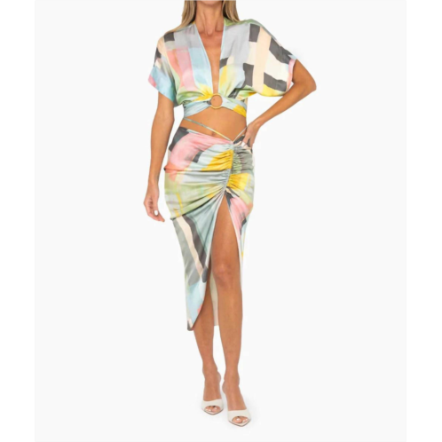 JBQ minela skirt in river abstract