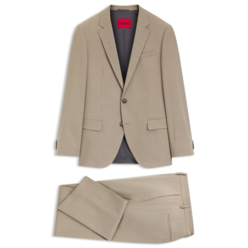 HUGO two-piece slim-fit suit in stretch cloth