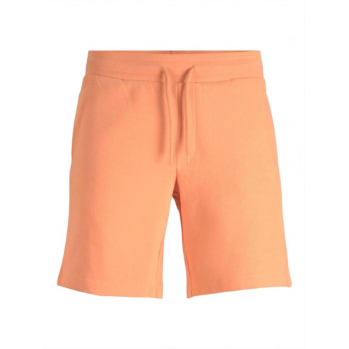 Jack & Jones mens nafa basic sweat shorts in pumpkin