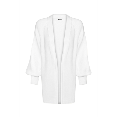 AFRM fulton sweater jacket in soft blanc