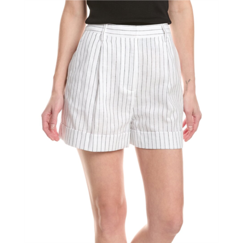 Rag & bone celia stripe linen-blend short