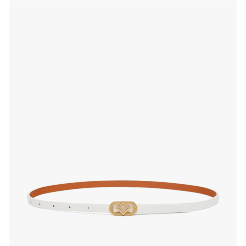 Mcm diamond buckle belt in calfskin