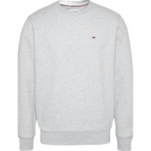 Tommy Hilfiger mens flag logo lounge sweater in light gray