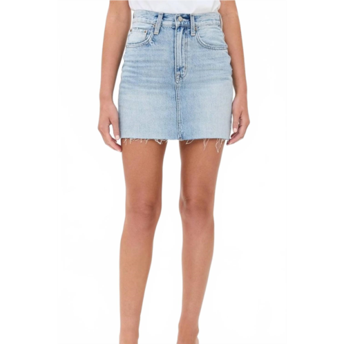PISTOLA skye high rise mini skirt in brooklyn