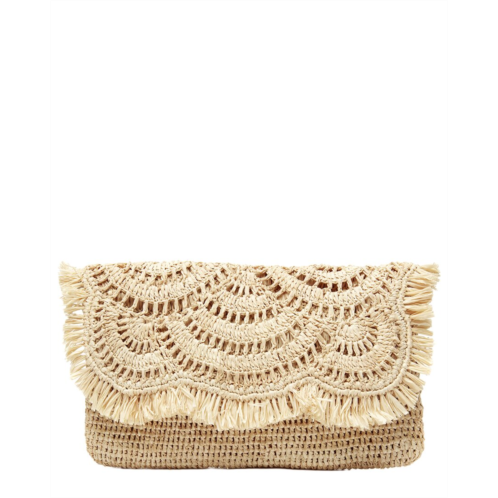 Mar Y Sol giselle raffia clutch