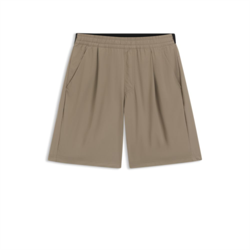 BOSS water-repellent shorts in micro-waffle fabric