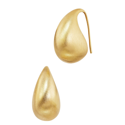 SAVVY CIE JEWELS baby teardrop huggie earrings