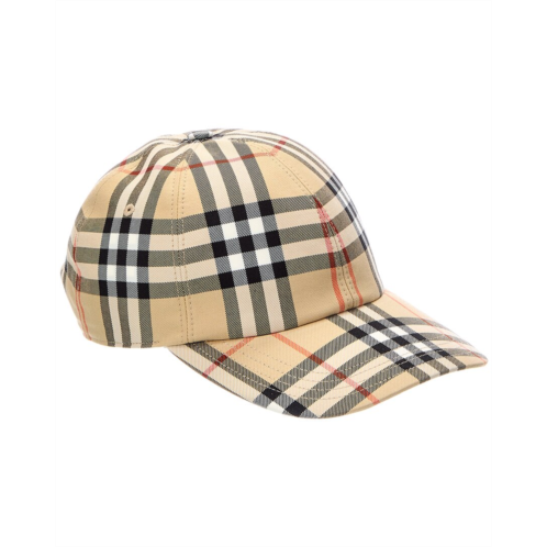 Burberry check baseball cap