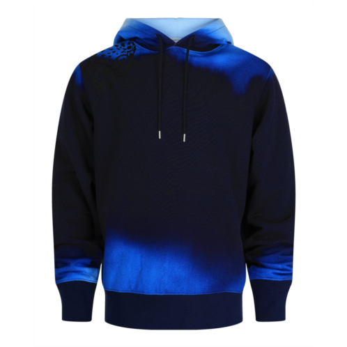 Salvatore Ferragamo ombre leopard print hoodie
