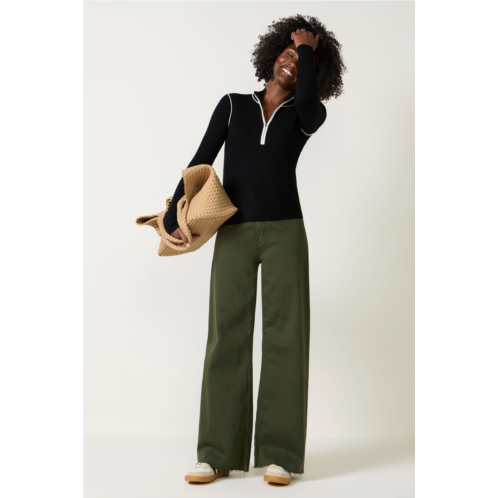 PISTOLA womens penny wide leg jean