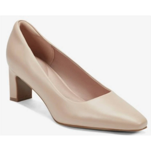 ROCKPORT womens merida pump in light natural