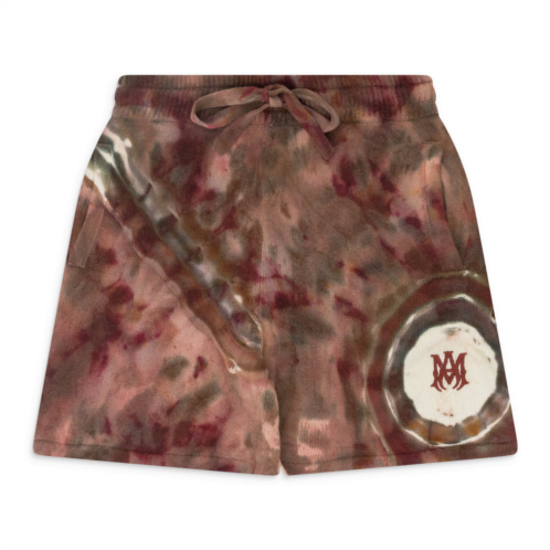 Amiri clay ma tie dye cashmere shorts