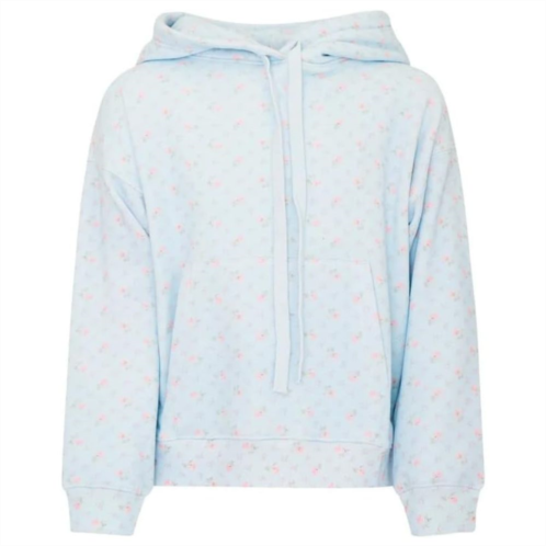 LoveShackFancy womens nacova hoodie chapparal blue