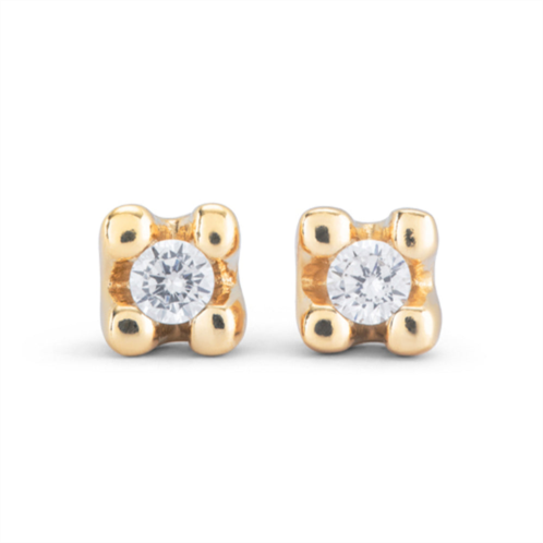 UNOde50 white zircon earrings