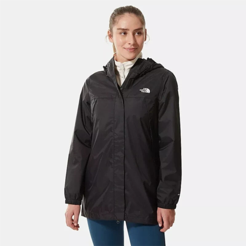 The North Face womens antora jacket black waterproof full zip parka asm185