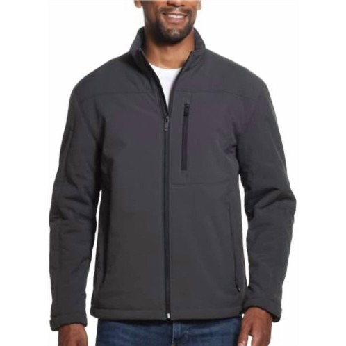 Weatherproof mens soft shell jacket in graphite