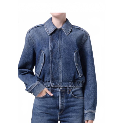 AGOLDE shane jacket in arcadia