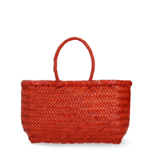 DRAGON DIFFUSION triple jump woven red leather handbag bag