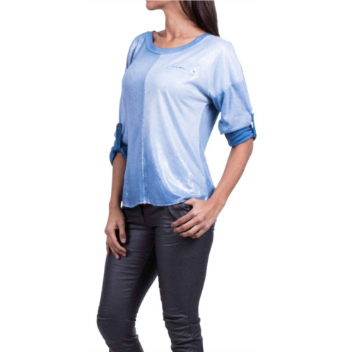 GIGI MODA alicia blouse sweater in blue
