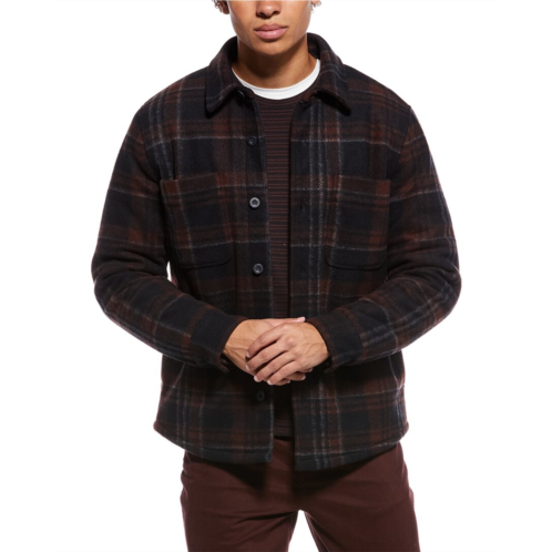 Vince plaid shirt jacket
