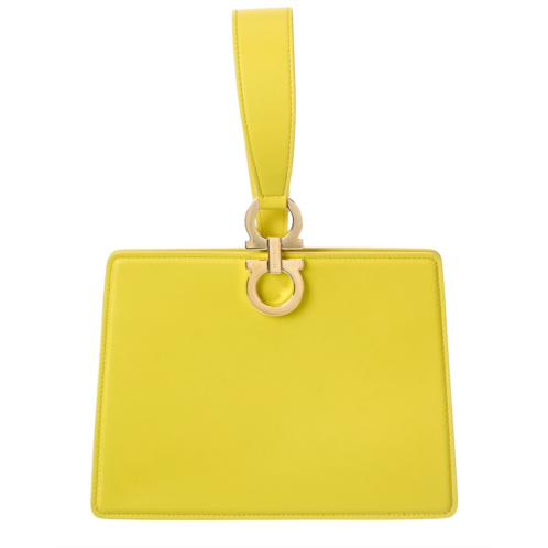 Salvatore Ferragamo Ferragamo gancini mini leather clutch