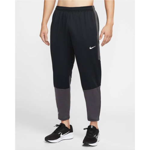 NIKE challenger therma-fit winterized running pants in black/anthracite black/reflective silver