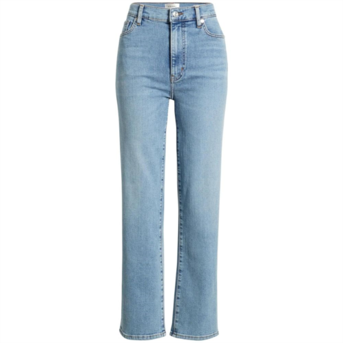 Frame womens le sleek straight high rise jeans ripple 25