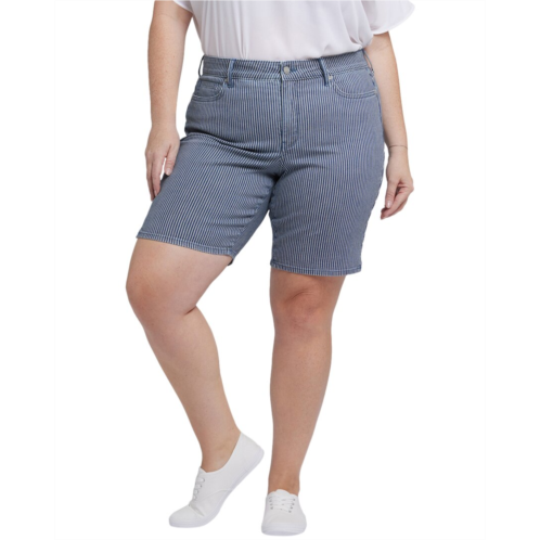 NYDJ plus ella malaga stripe short