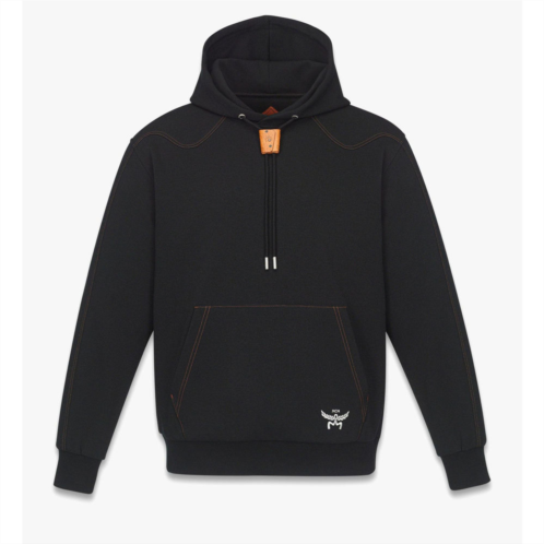 Mcm logo stitch ponte hoodie