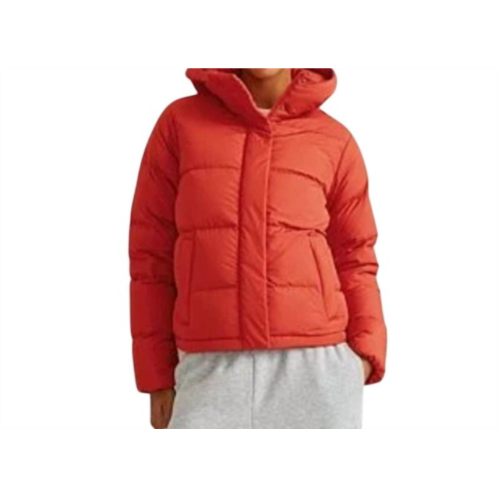Eddie Bauer ketchum 650 fp down hoodie jacket in orange