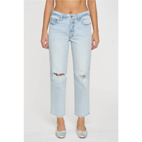 DAZE backstage gifted mid rise straight in blue