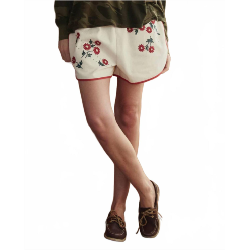 THE GREAT. dolphin floral short in natural