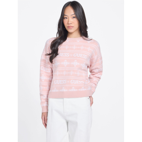 Guess Factory claus logo sweater