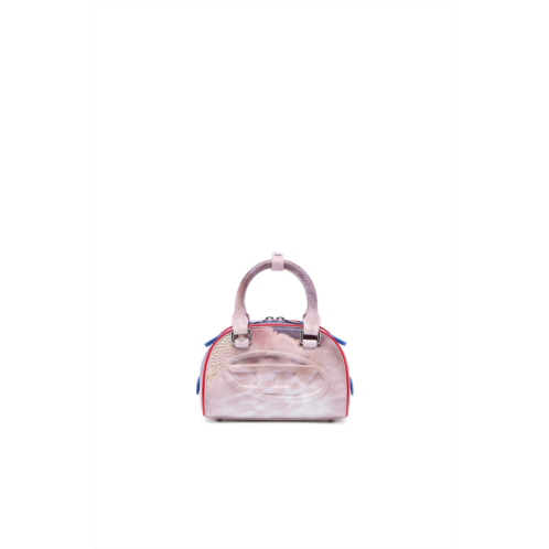 Diesel 1dr dome-mini bowling bag with animal print