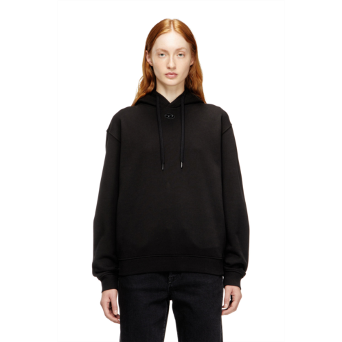 Diesel hoodie in cotton with oval d logo