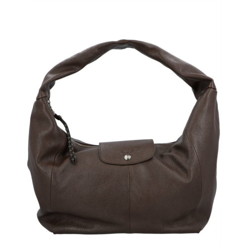 Longchamp le pliage leather shoulder bag