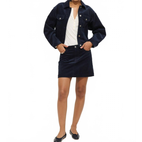 ALEX MILL camden rider corduroy jacket in dark navy