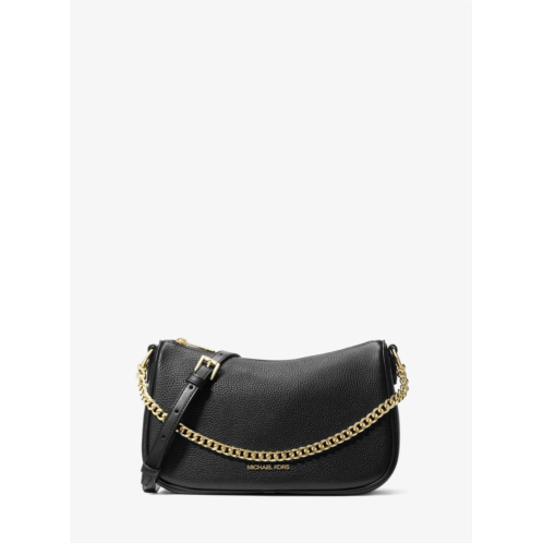 Michael Kors Outlet carmela medium pebbled leather convertible crossbody bag