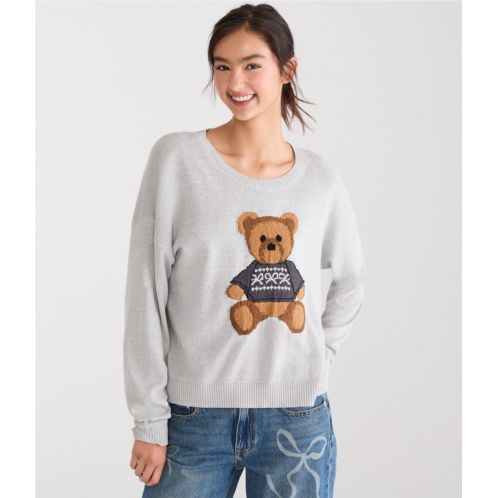 Aeropostale teddy bear crew sweater