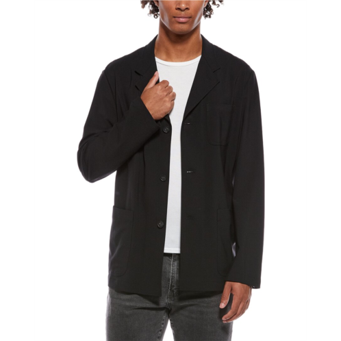 Vince tailored wool-blend utility blazer