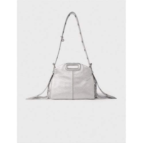Maje metallic leather miss m mini bag