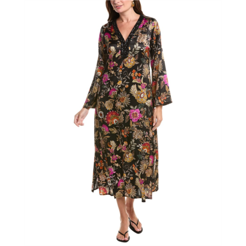 johnny was judith silk maxi dress
