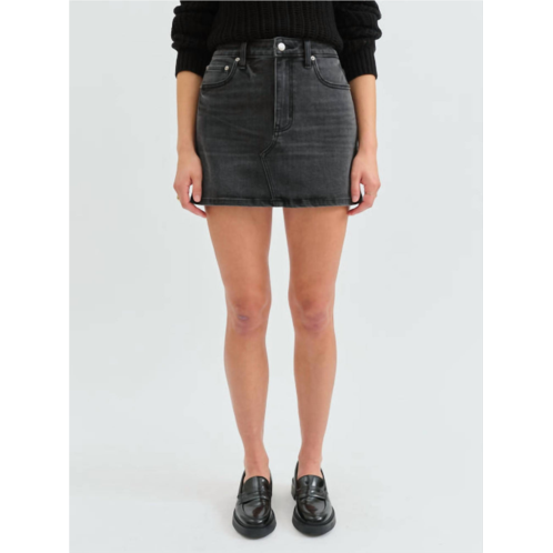 DAZE malibu mini skirt in spade
