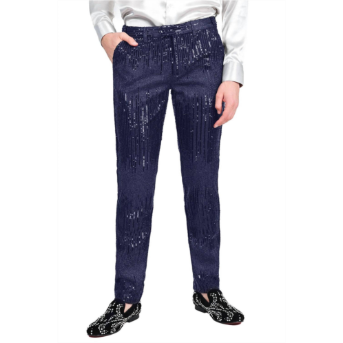 BARABAS poker play pants in navy