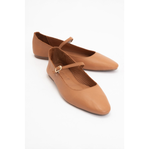 Forever & Always Shoes lara leather mary jane flats