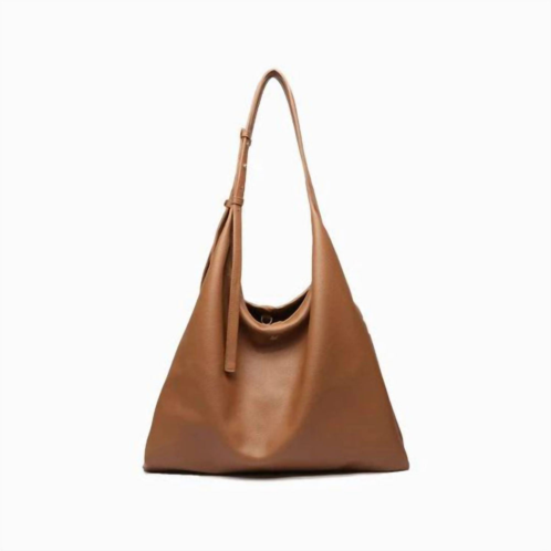 Like Dreams womens juyada vegan hobo tote bag in brown