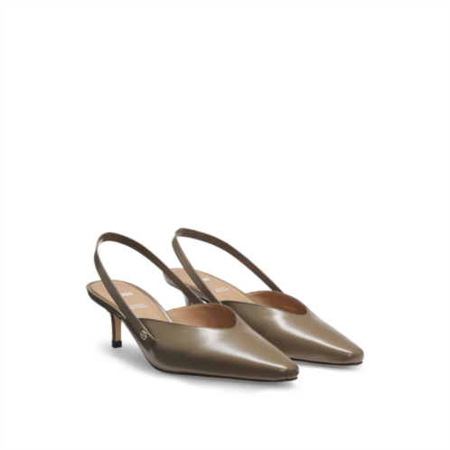 BOSS slingback pumps in polished leather