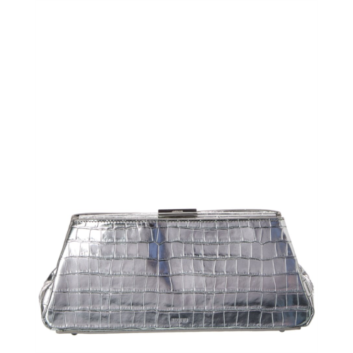 Jason Wu croc-embossed leather clutch