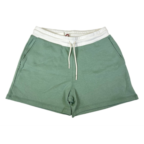 BALLY womens pull on drawstring shorts in laguna/bone