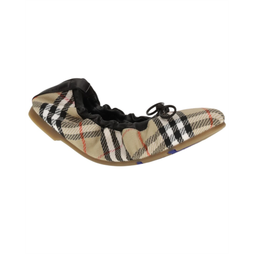 Burberry fawn ballerina flat